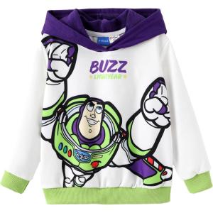 imageDisney Marvel Spiderman Star Wars Toy Story Boy Girl Hoodies Pullover Sweatshirts Lightweight Zip Up Hooded Toddler Kid 212YBuzz Lightyearwhite