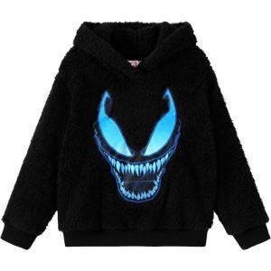 imageDisney Marvel Spiderman Star Wars Toy Story Boy Girl Hoodies Pullover Sweatshirts Lightweight Zip Up Hooded Toddler Kid 212YMarvel Venomblack