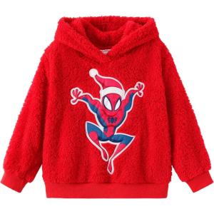 imageDisney Marvel Spiderman Star Wars Toy Story Boy Girl Hoodies Pullover Sweatshirts Lightweight Zip Up Hooded Toddler Kid 212YSpider Manred