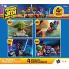 imageBuffalo Games  Star Wars  4 X 1 Kids Multipack  Young Jedi Adventures Multipack  Multi Piece Jigsaw Puzzle for Adults Challenging Puzzle Perfect for Game NightsYoung Jedi