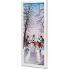 imageDisney Star Wars Darth Vader Cozy by the Fire Framed Wood Wall Decor  Darth Vader Christmas Decoration for HomeBluePurple