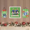 imageDisney Star Wars Darth Vader Cozy by the Fire Framed Wood Wall Decor  Darth Vader Christmas Decoration for HomeGreen