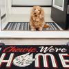 imageDisney Star Wars Door Mat  Chewie Were Home Rubber Door Mat With Millenium Falcon