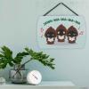 imageDisney Star Wars Merry Force Be With You Hanging Metal Sign  Fun Star Wars Christmas Decoration for HomeAqua