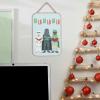 imageDisney Star Wars Merry Force Be With You Hanging Metal Sign  Fun Star Wars Christmas Decoration for HomeBlueGreen