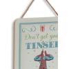 imageDisney Star Wars Merry Force Be With You Hanging Metal Sign  Fun Star Wars Christmas Decoration for HomeCream