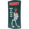 imageDisney Star Wars Merry Force Be With You Hanging Metal Sign  Fun Star Wars Christmas Decoration for HomeDark Green