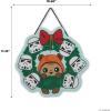 imageDisney Star Wars Merry Force Be With You Hanging Metal Sign  Fun Star Wars Christmas Decoration for HomeGreen