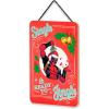 imageDisney Star Wars Merry Force Be With You Hanging Metal Sign  Fun Star Wars Christmas Decoration for HomeRed