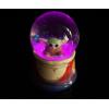 imageSilver Buffalo Star Wars The Mandalorian Light Up Snow GlobeGrogu Baby Yoda46 Inches Tall 55mm MediumThe Mandalorian Grogu Mini