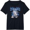 imageStar Wars  R2D2 Chrome Logo Style TShirtBlack