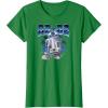 imageStar Wars  R2D2 Chrome Logo Style TShirtKelly Green