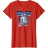 imageStar Wars  R2D2 Chrome Logo Style TShirtRed