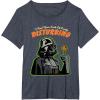 imageStar Wars Halloween I Find Your Lack Of Candy Retro Logo TShirtHeather Blue
