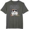 imageStar Wars Halloween Stormtrooper Candy Bucket Helmet TShirtAsphalt Grey