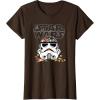 imageStar Wars Halloween Stormtrooper Candy Bucket Helmet TShirtBrown