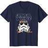 imageStar Wars Halloween Stormtrooper Candy Bucket Helmet TShirtNavy Blue