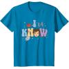 imageStar Wars I Know Han Solo Cartoon Icons Retro Logo TShirtSapphire Blue