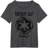 imageStar Wars Imperial Icon Matching Family DAD TShirt TShirtDark Heather Grey