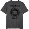 imageStar Wars Imperial Icon Matching Family DAD TShirt TShirtDark Heather Grey