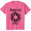 imageStar Wars Imperial Icon Matching Family DAD TShirt TShirtPink Heather