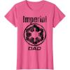 imageStar Wars Imperial Icon Matching Family DAD TShirt TShirtPink Heather