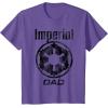imageStar Wars Imperial Icon Matching Family DAD TShirt TShirtPurple Heather