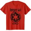 imageStar Wars Imperial Icon Matching Family DAD TShirt TShirtRed