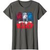 imageStar Wars R2D2 Droid  Logo in Red White ampamp Blue USA America TShirtAsphalt Grey