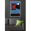 imageTrends International Star Wars Moving At Lightspeed  TIE X1 Wall Poster 34L x 224W Premium Unframed VersionGray Framed Version