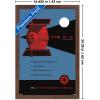 imageTrends International Star Wars Moving At Lightspeed  TIE X1 Wall Poster 34L x 224W Premium Unframed VersionMahogany Framed Version