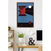 imageTrends International Star Wars Moving At Lightspeed  TIE X1 Wall Poster 34L x 224W Premium Unframed VersionMahogany Framed Version