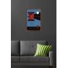 imageTrends International Star Wars Moving At Lightspeed  TIE X1 Wall Poster 34L x 224W Premium Unframed VersionMahogany Framed Version