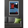 imageTrends International Star Wars Moving At Lightspeed  TIE X1 Wall Poster 34L x 224W Premium Unframed VersionWhite Framed Version