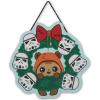 imageDisney Star Wars Merry Force Be With You Hanging Metal Sign  Fun Star Wars Christmas Decoration for HomeGreen