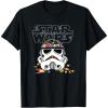 imageStar Wars Halloween Stormtrooper Candy Bucket Helmet TShirtBlack
