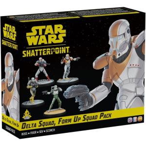 imageAsmodee Star Wars Shatterpoint Delta Squad Form Up Squad Pack  Includes Boss Fixer Sev ampamp Scorch Tabletop Miniatures Strategy Game for Kids and Adults Ages 14 2 Players 90 Min Playtime
