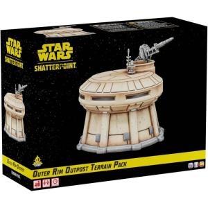 imageAsmodee Star Wars Shatterpoint Outer Rim Outpost Terrain Pack  Outpost Bunker Crate Stack ampamp Bogwing Tabletop Miniatures Strategy Game for Kids ampamp Adults Ages 14 2 Players 90 Min Playtime