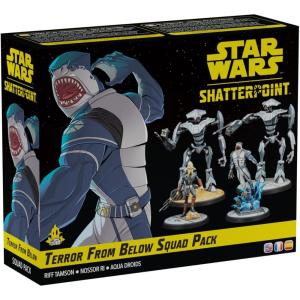 imageAsmodee Star Wars Shatterpoint Terror from Below SQUAD PACK  Includes Riff Tamson Nossor Ri ampamp Aqua Droids Tabletop Miniatures Strategy Game for Kids and Adults Ages 14 2 Players 90 Min Playtime