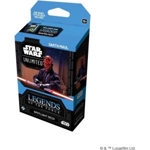 imageAsmodee Star Wars Unlimited TCG Legends of The Force Darth Maul Spotlight Deck  ReadytoPlay 50Card Deck with Exclusive Cards Ages 12 2 Players 20 Minute Playtime