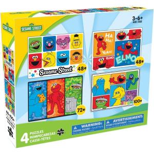 imageBuffalo Games  Star Wars  4 X 1 Kids Multipack  Young Jedi Adventures Multipack  Multi Piece Jigsaw Puzzle for Adults Challenging Puzzle Perfect for Game NightsSesame Street