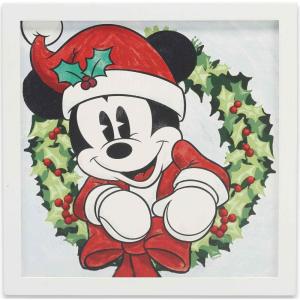 imageDisney Star Wars Darth Vader Cozy by the Fire Framed Wood Wall Decor  Darth Vader Christmas Decoration for HomeBlue