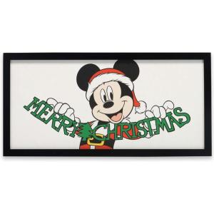 imageDisney Star Wars Darth Vader Cozy by the Fire Framed Wood Wall Decor  Darth Vader Christmas Decoration for HomeWhiteBlack