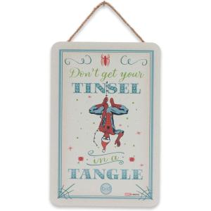 imageDisney Star Wars Merry Force Be With You Hanging Metal Sign  Fun Star Wars Christmas Decoration for HomeCream