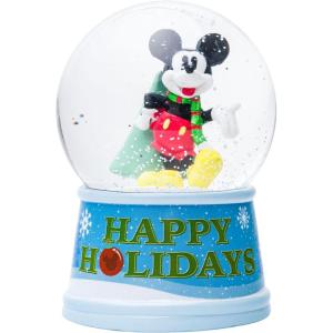 imageSilver Buffalo Star Wars The Mandalorian Light Up Snow GlobeGrogu Baby Yoda46 Inches Tall 55mm MediumMickey Mouse Happy Holidays