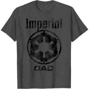 imageStar Wars Imperial Icon Matching Family DAD TShirt TShirtDark Heather Grey