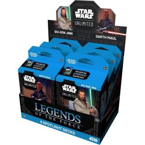 imageStar Wars Unlimited TCG Legends of The Force Spotlight Deck Display  Includes 6 PreBuilt Decks with Exclusive Cards Ages 12 2 Players 20 Minute Playtime Made by Fantasy Flight Games