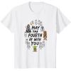 imageAmazon Essentials Boys May the Fourth Be With You Doodle Characters TShirt White SmallWhite
