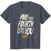 imageAmazon Essentials Mens May the Fourth Be With You HandDrawn Letters TShirt Black SmallHeather Blue