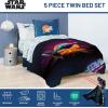 imageJay Franco Kids Comforter Set Includes Sheets and Pillow Covers  Soft and Cozy Bed Set for Stylish Room Decor Blue  Star Wars 02 7 Piece Full Size BeddingBlue  Star Wars 02